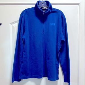 The North Face Men's Long Sleeve 1/4 Zip Polartec Classic Fleece GUC.